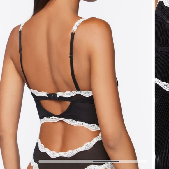 Black Lingerie One-piece *SOLD* - Picture 2 of 5